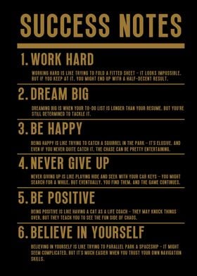 Success Notes