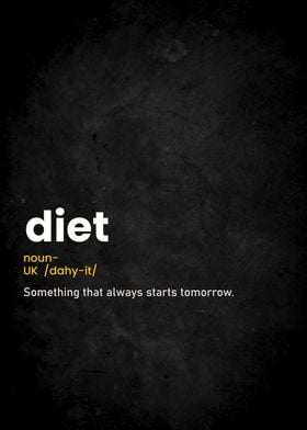 DIET FUNNY DEFINITION