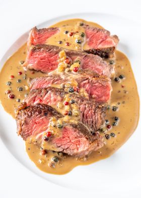 Steak au poivre