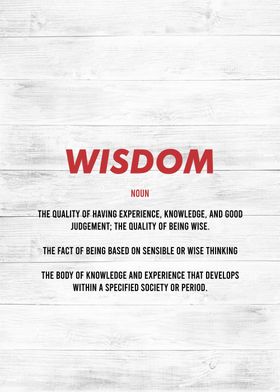 wisdom definition