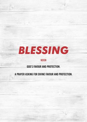 blessing definition