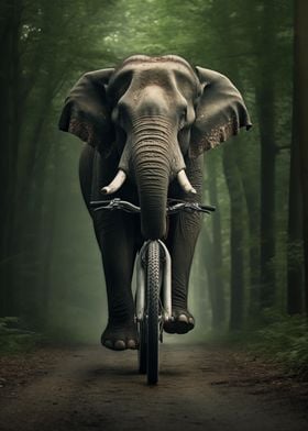 Surreal Bike Elephant