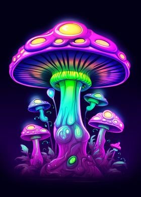Magic Psychedelic Mushroom