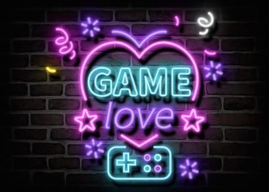 Game Love Sign