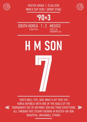 Heung Min Son South Korea