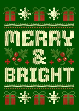 MERRY BRIGHT KNIT GREEN