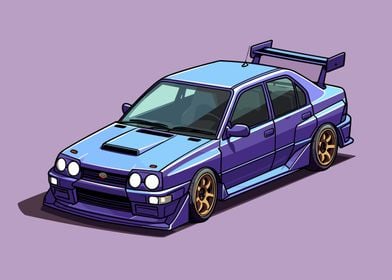 Subaru Minimalist Car