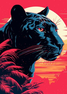 Black Panther Risograph