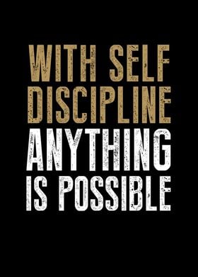 With Self Discipline