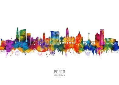 Porto Portugal Skyline