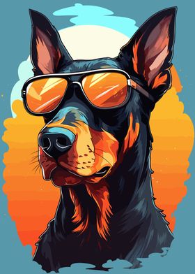 Cool Dobermann Dog