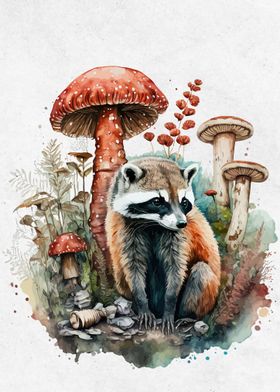 Watercolor Animal Art