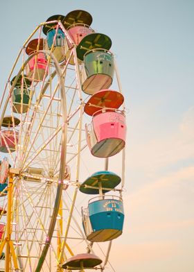 Ferris Wheel Sunset PNW