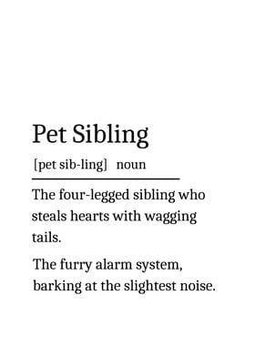 Pet Sibling Definition 
