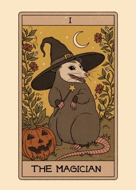 The Magician Possum Tarot