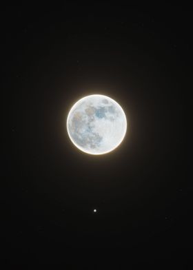 The Moon and Jupiter