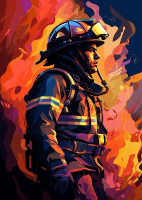 Firefighter Flame