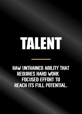 talent funny definition