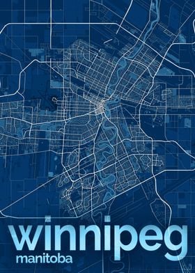 Winnipeg City Street Map