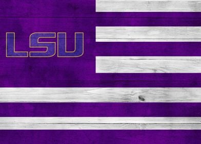 Louisiana Tigers Flag