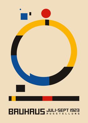 Geometric Bauhaus Poster