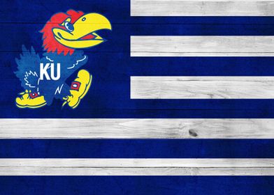 Kansas Football Flag