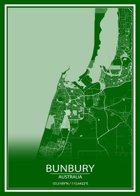 Bunbury AUS Green City Map