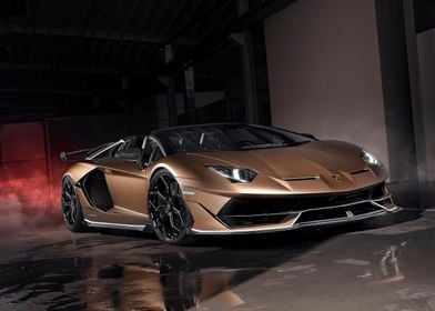 Aventador Svj Black Gold