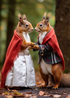 Red Squirrel Wedding