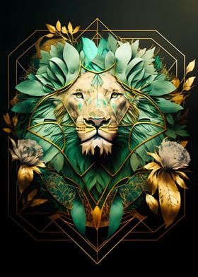 Lion Floral