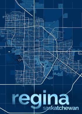 Regina City Street Map