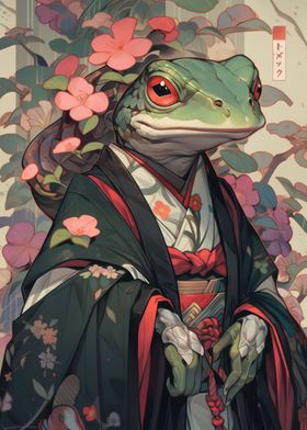Edo Frog Geisha