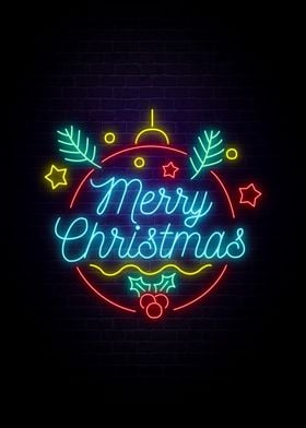 Merry Christmas Neon