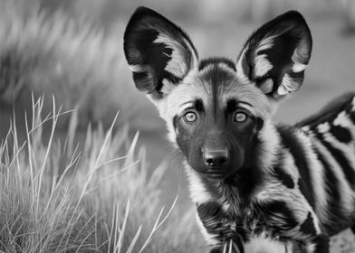 African Wild Dog Pup