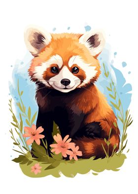 Cute Red Panda