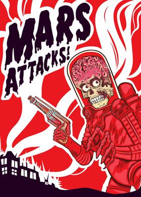 Mars Attacks Movie Poster