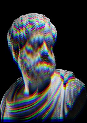 ARISTOTELES GLITCH ART