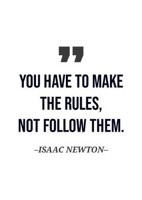 Issac Newton quote