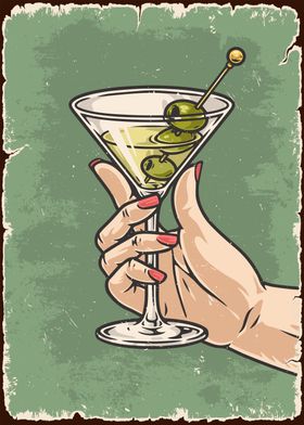 Martini Alcohol Cocktail