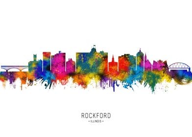 Rockford Illinois Skyline