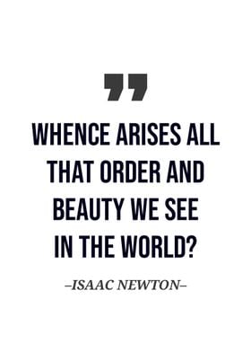 Issac Newton quote