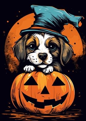 Cute Dog Halloween