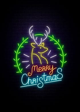 Merry Christmas Neon