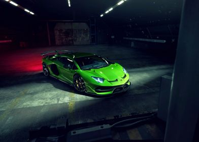 Aventador Svj Cool Green