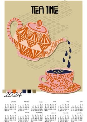 Tea Time Calendar 2024