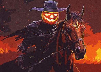 Halloween Horse Rider