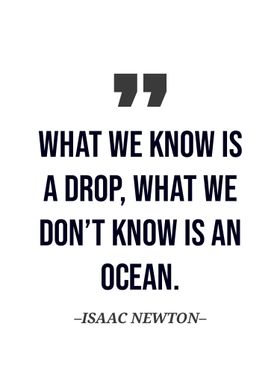 Issac Newton quote