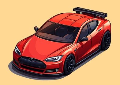 Tesla Model S Fresh Car