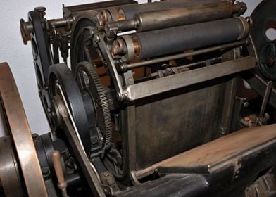 Historic Print machine 01