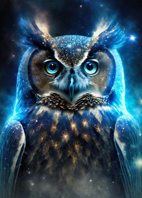 Mystical Nebula Owl